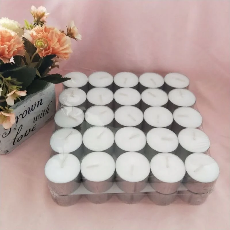 Pengli 2.5oz 8oz small size iridescent tealight candle gl tealight candle sublimation wooden trunk tealight candle