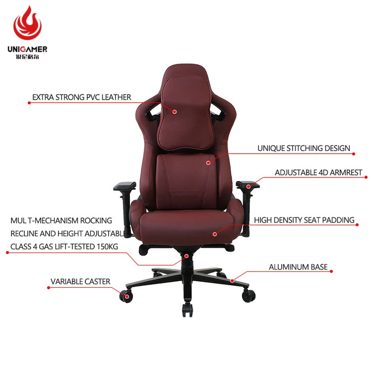 180 Degrees High Quality Ergonomic Chaise De Bureau Swivel Leather Office Computer Gaming Chairs