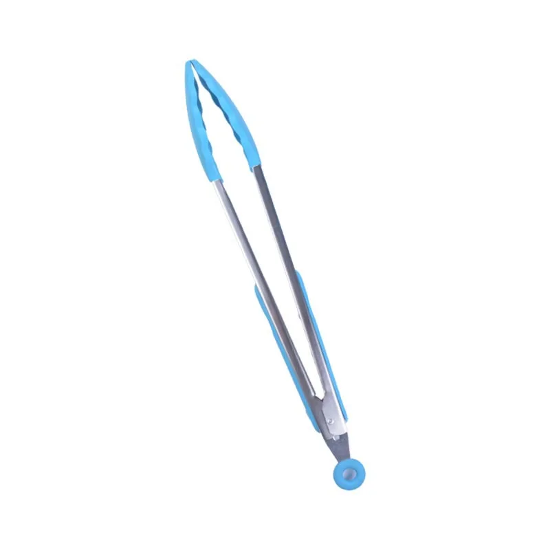 Kitchen Lengthen Size 12' 14' 16' BBQ Tongs Silicone Food Grade BBQ Tools