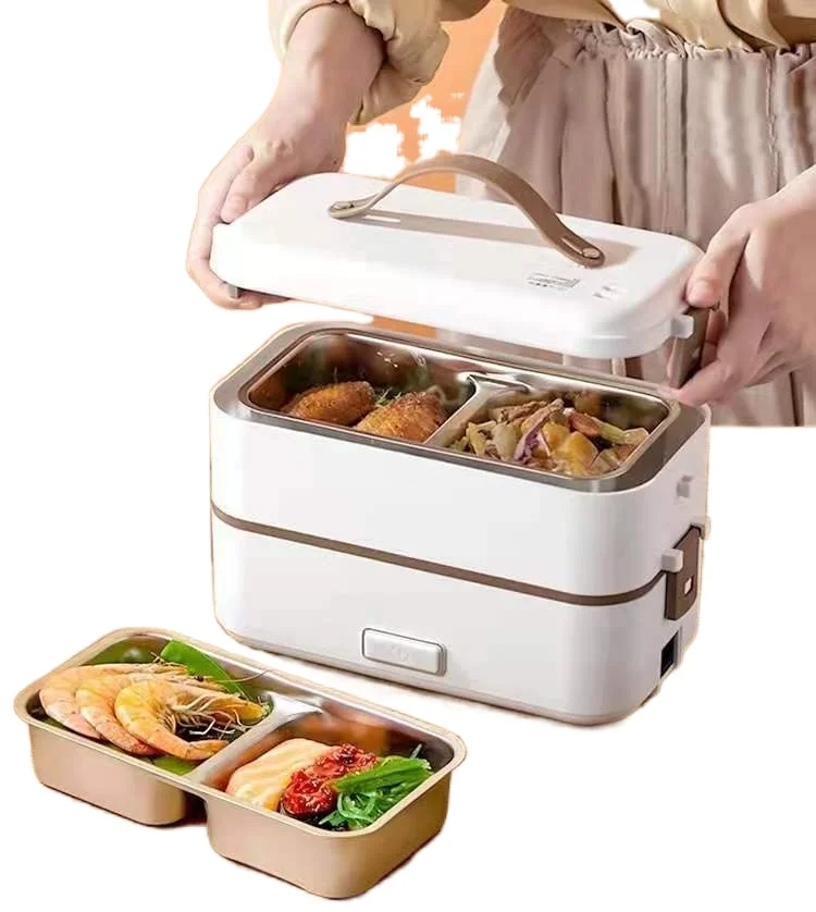 Electric steamer multifunctional household small electric steamer multi-layer Mini rectangular plug-in single dormitory cooking