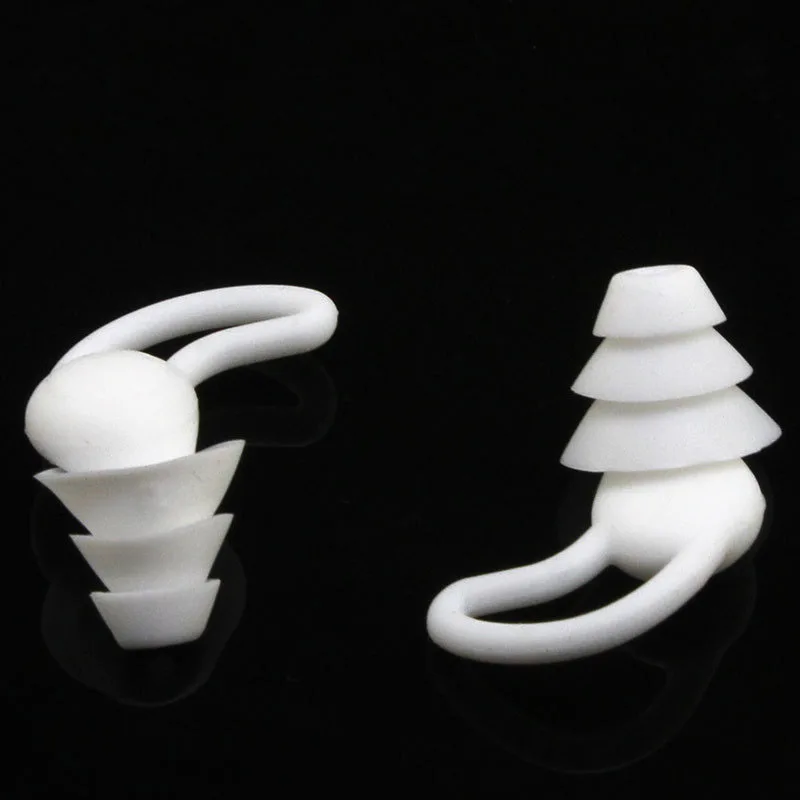 2024 Hot selling shark fins design silicone ear plugs noise reduction swimming anti-noise earplugs