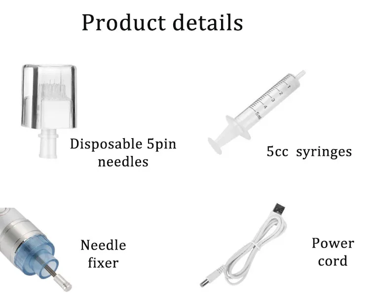 
2020 Hot Selling Acid Hyaluronic Injectable Hyaluronic Pen Mesotherapy Injections With Syringe Mesotherapy Gun 