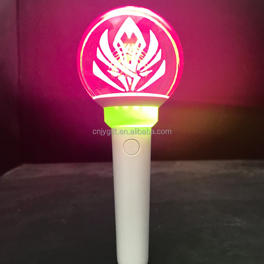 Flashing POV Projection Imaging Wireless Remote Control Hand Light Stick 15 Color Ball Rechargeable Party Ball Game Support Lamp