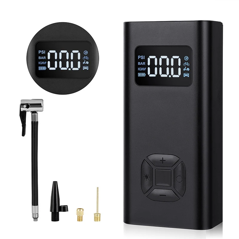 12v 150PSI Amazon Hot sale Rechargeable 6500mAh Car Pump Tire Inflator Cordless Portable Compressor Digital Bicycle Pump