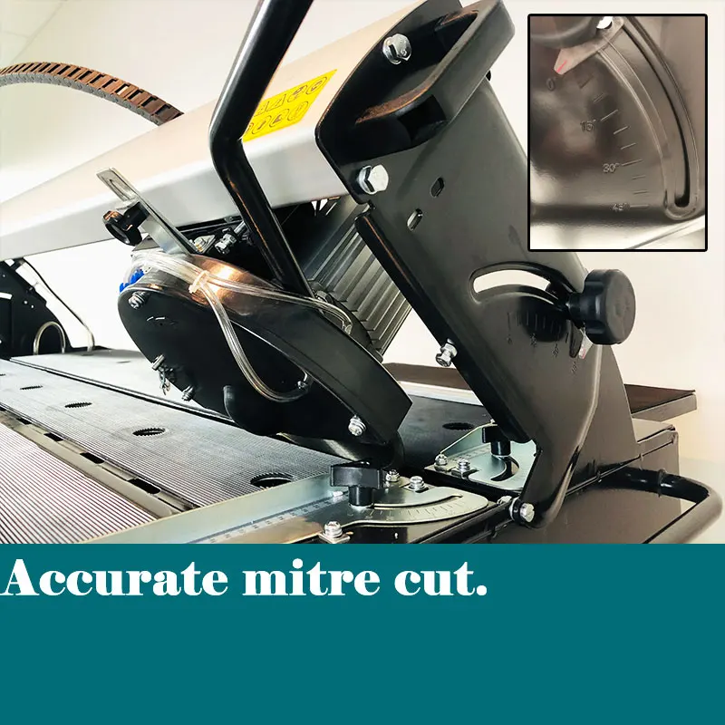 Electric 1500W 1250mm Wet Tile Cutter Tile Saw with Double Work Table