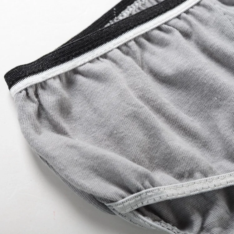Free sample Pure Cotton Panties Cheap Underwear for male disposable underwear for spa