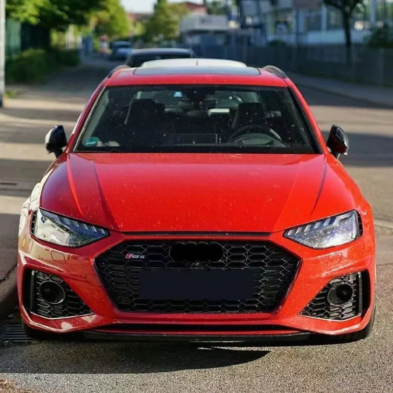 
It is suitable for 20-21 new Audi A4L to refit RS4 front bar assembly to surround RS4 medium mesh air intake grille 