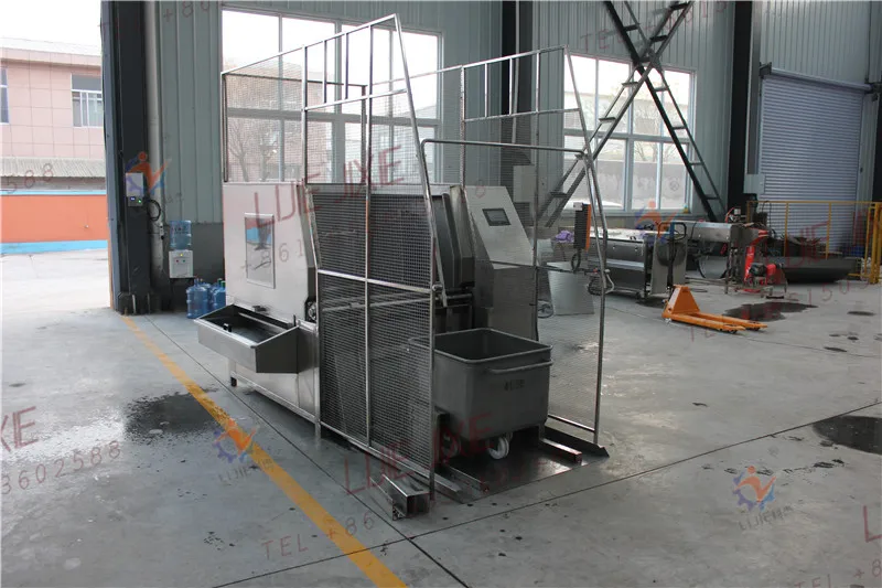 200L meat trolley washer washing machine Hopper car washing machine with steam heating