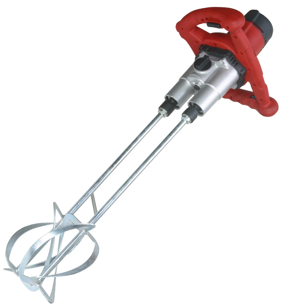 Industrial Portable Hand Mini Blender Household Automatic  Mixing Machine Putty Powder Double Rod Electric Paint Mixer