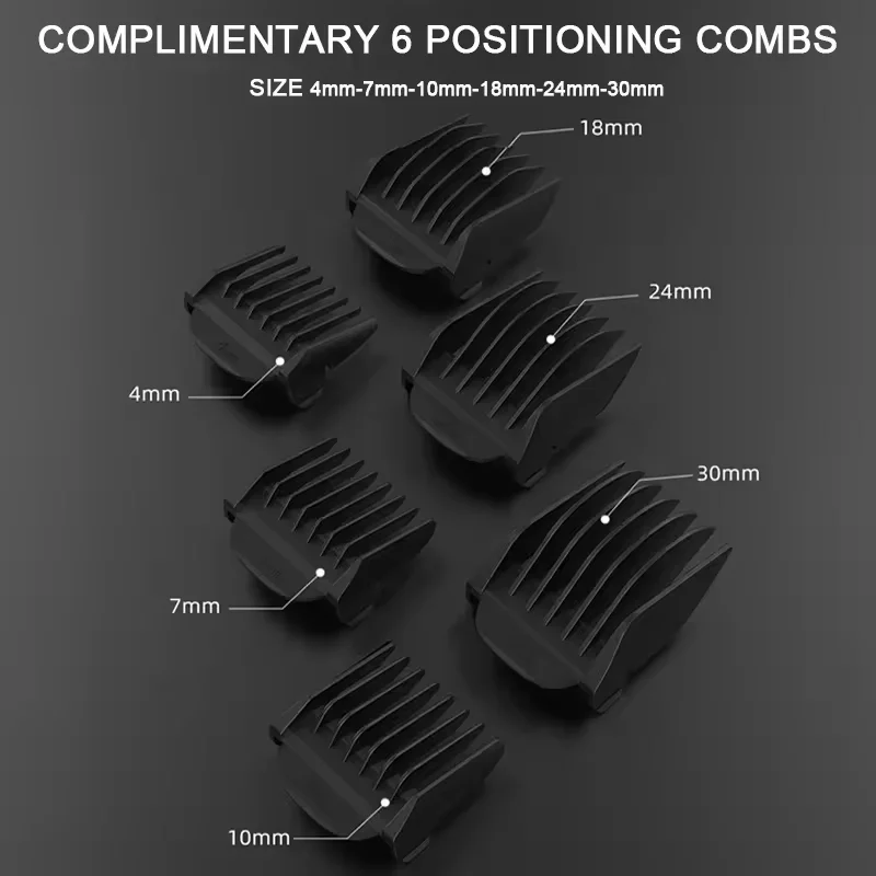 Оптовая продажа ЖК-дисплей водонепроницаемый электрический триммер для парикмахера Регулируемый мужской перезаряжаемый