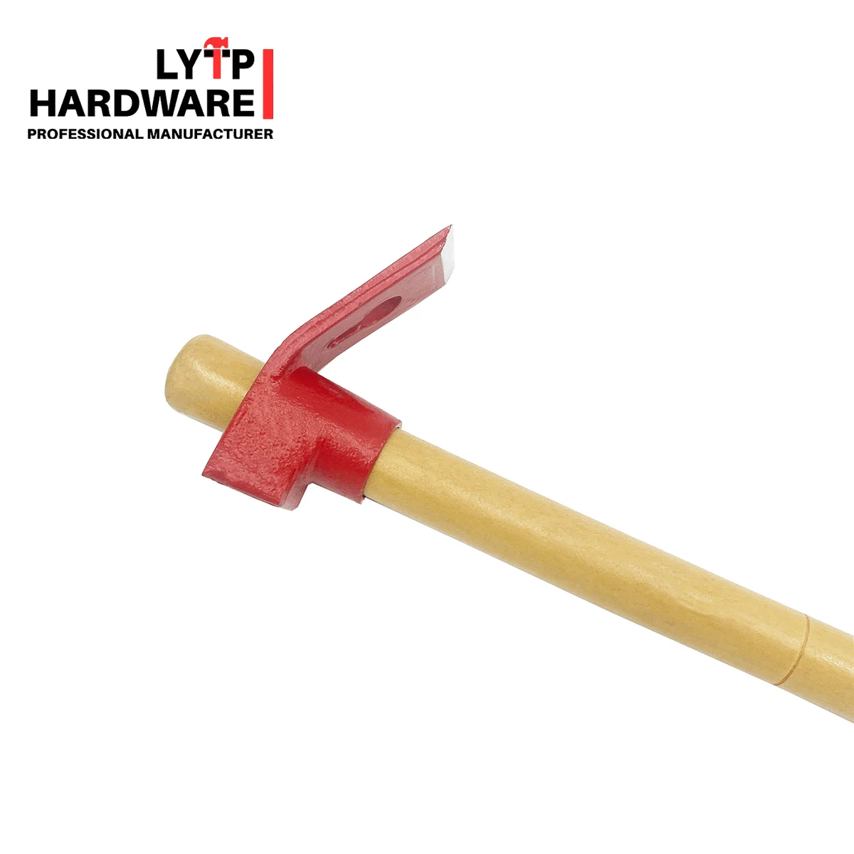 Pretty Gardening Tool Red Head Wooden handle Hoe For Hand Tools Adze