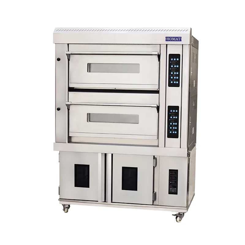 4 Trays Kitchen Chefs Industrial Ovens Combi Steam Oven Gas Combi Oven Baking Commercial Convection Bread With Proofer China