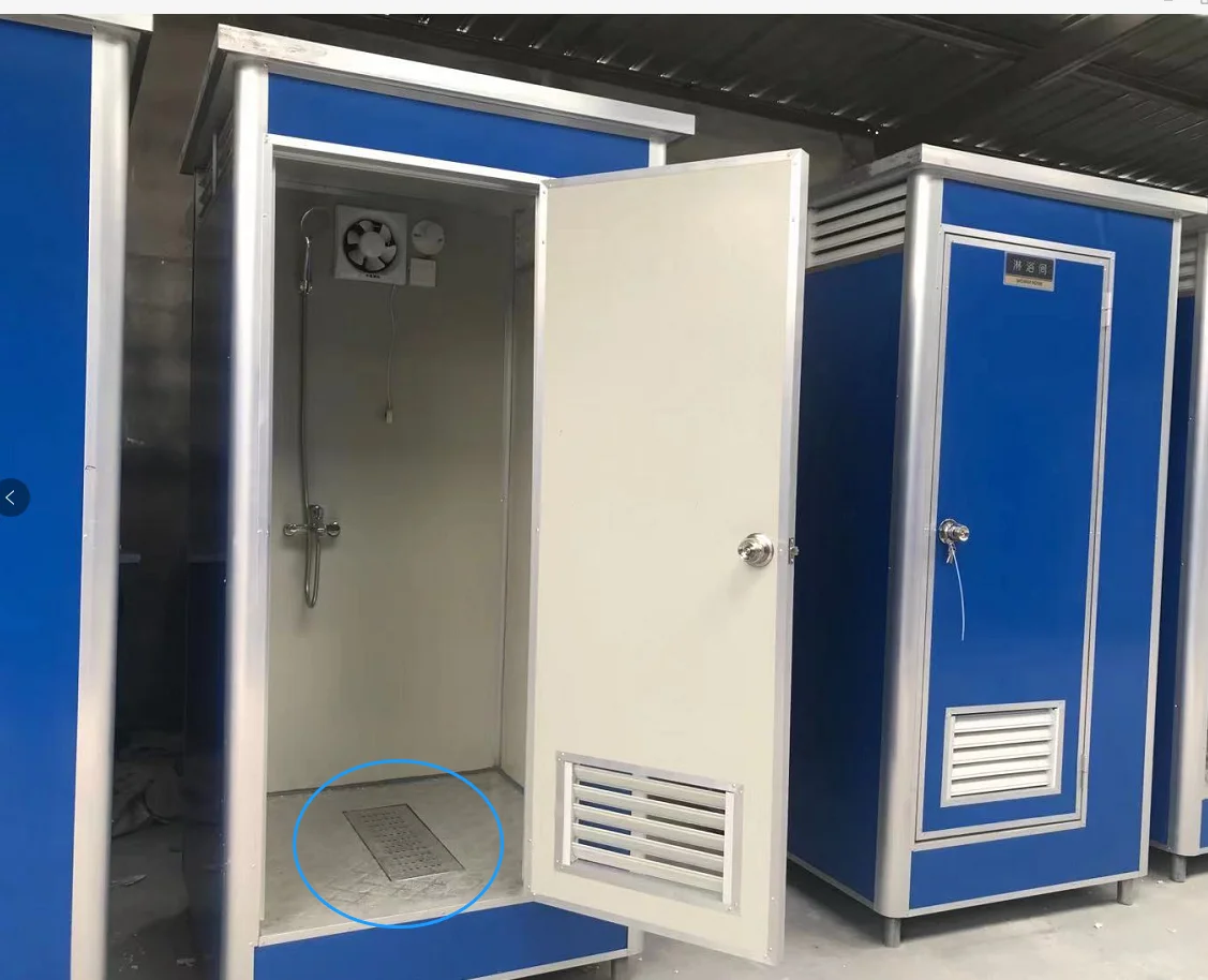
Portable public toilets with shower booth and easy install with cheap price 