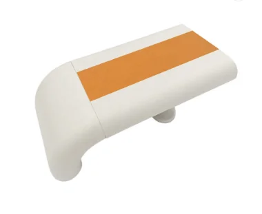 Wall bumper rail for hospital corridor crashworthy handrail