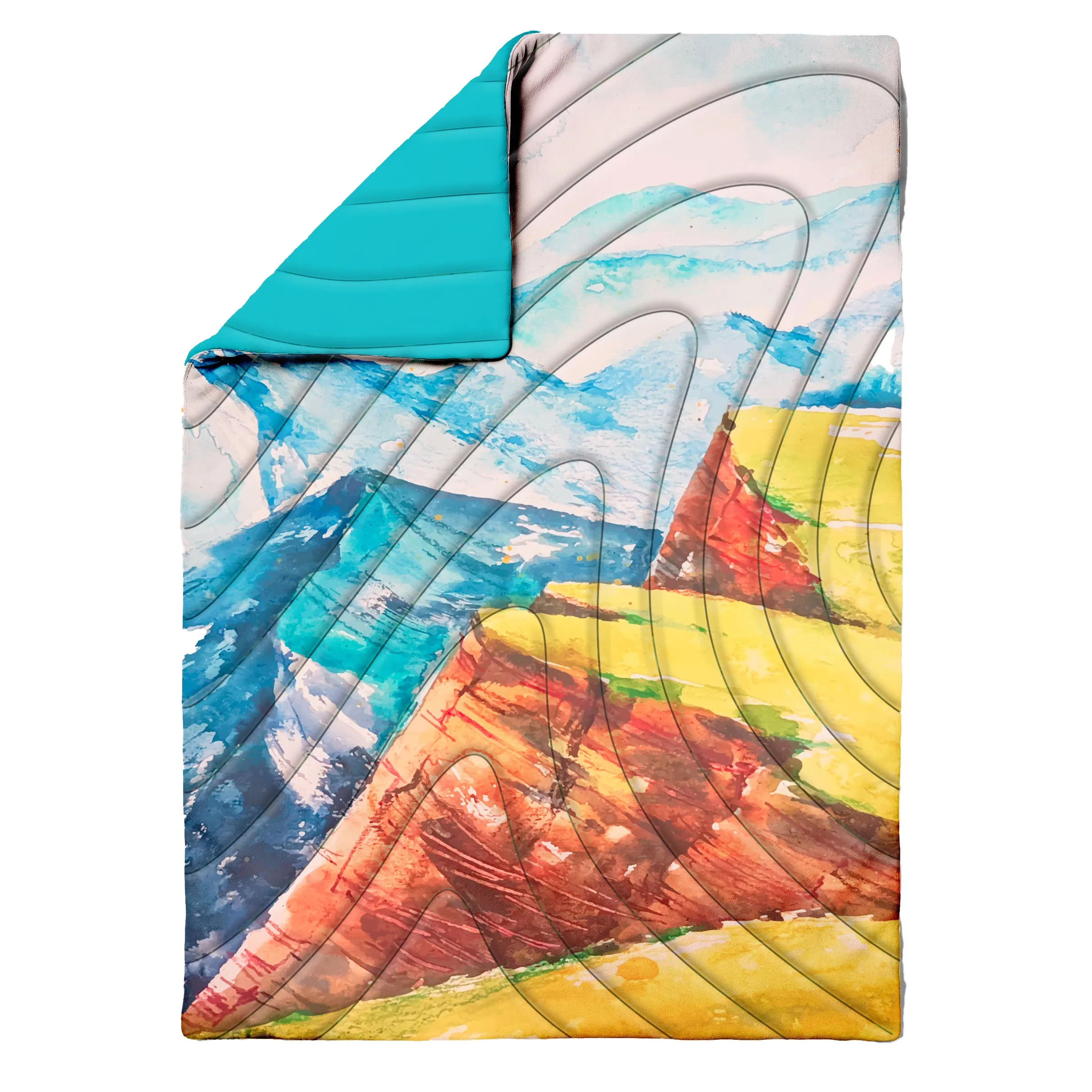 New Arrivals Recycled Outdoor Down Puffy Camping Blanket Quilt