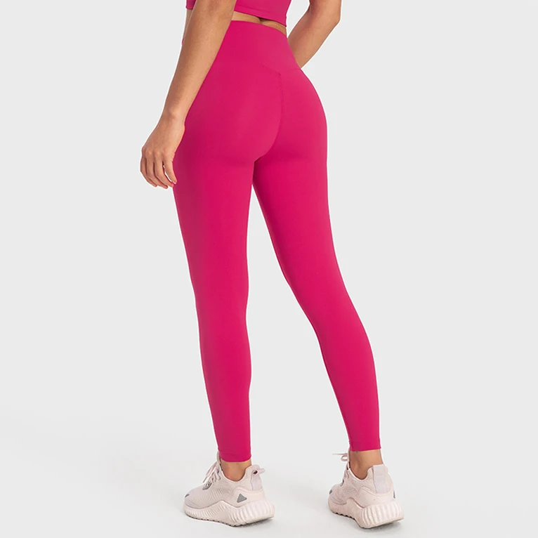 Высококачественные удобные 4-сторонние эластичные спортивные штаны с высокой талией