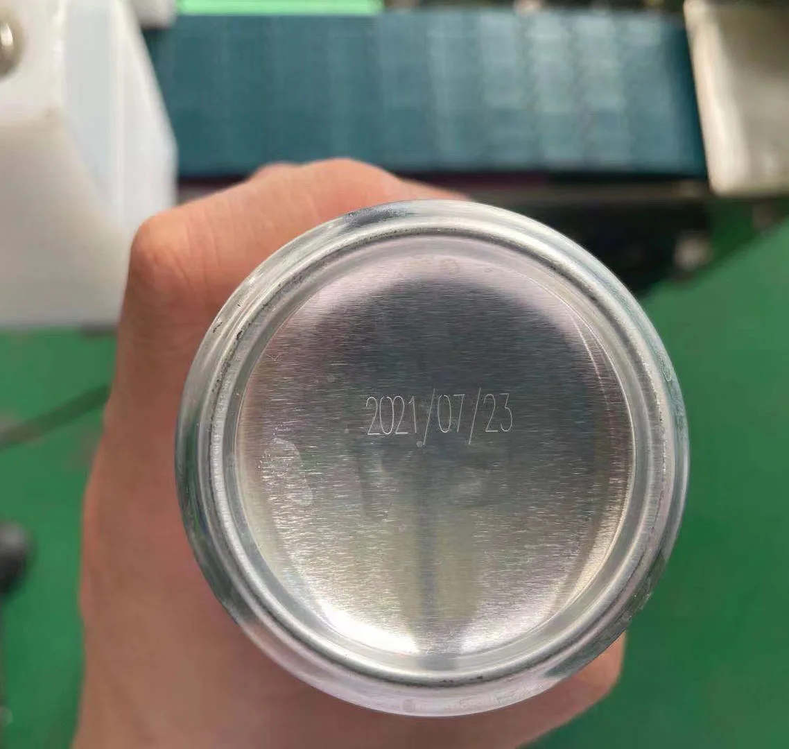 Aluminum Can Manufacture Expiry Date Fibre Laser Printer