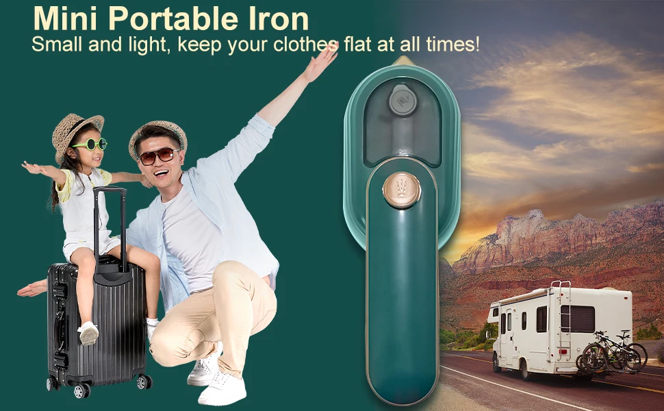 New Trends Rechargeable Steam Iron Handheld Ironing Portable Travel Iron Support Dry Wet Ironing Cordless Mini Iron For Clothe