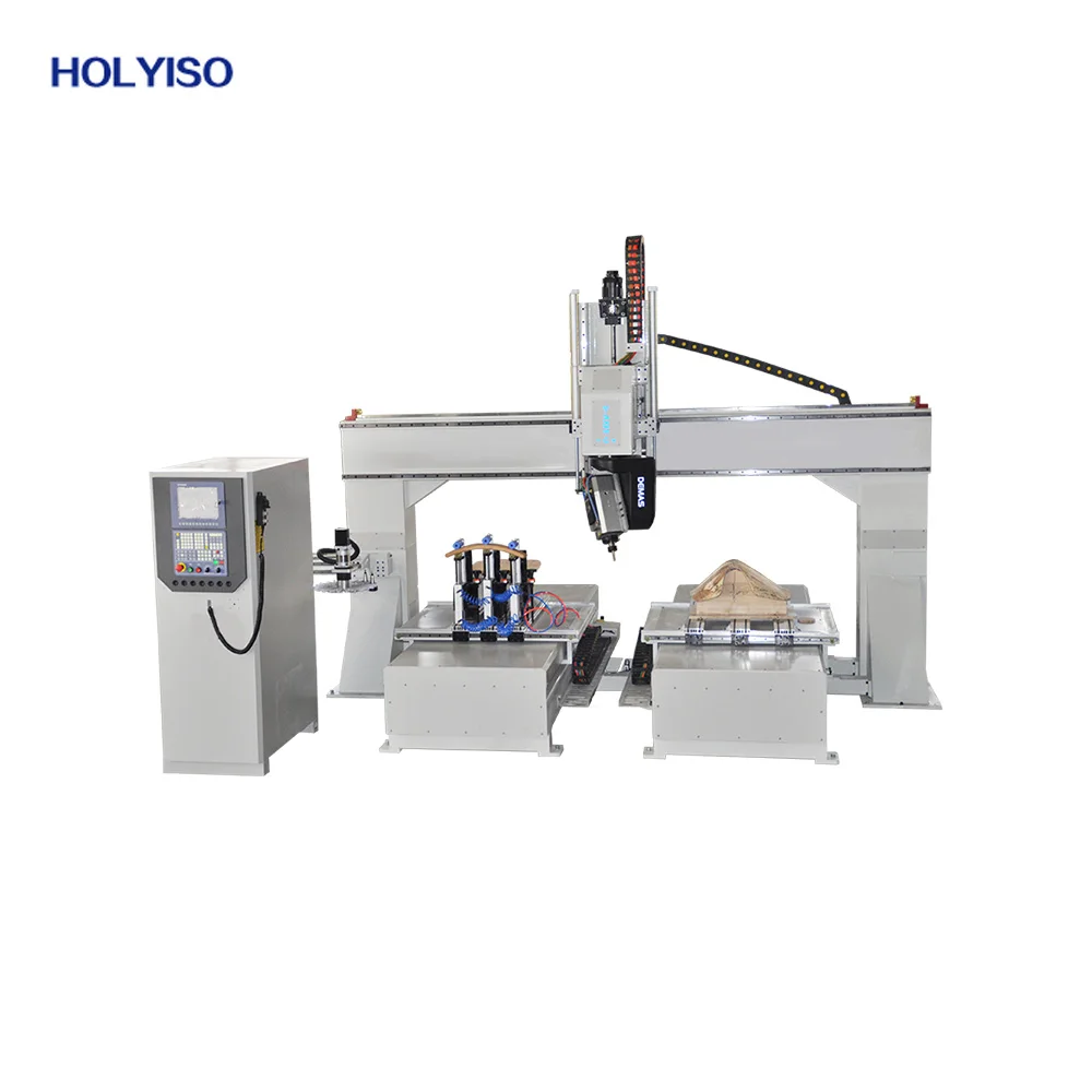 KI1011*2 CNC 5 Axis Router ATC Panel Production Line CNC Router