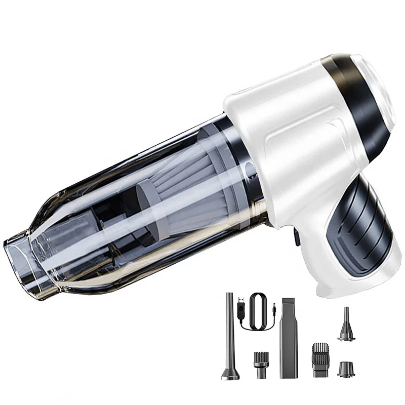Cordless Handheld Vacuum Cleaner Air Duster Rechargeable Mini Portable Car Vacuum Cleaner for Auto Desktop Keyboard Drawer
