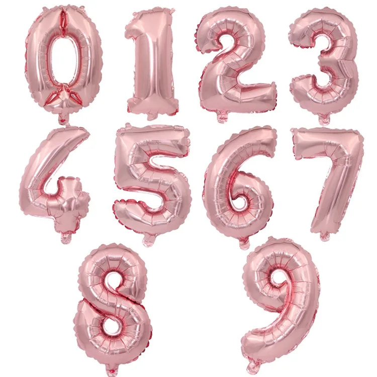 Hot Selling  32 inch Digital Aluminum Foil Balloon for Birthday Party Balloon Party Decorating Supplier