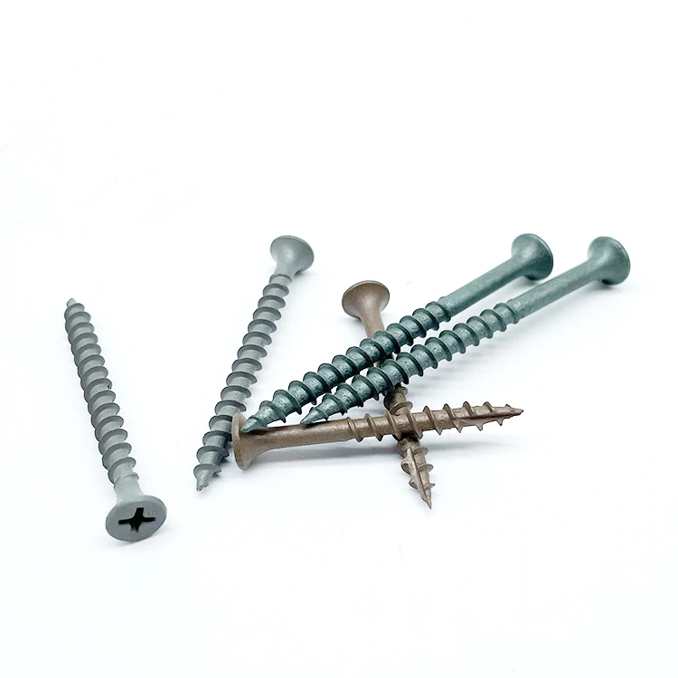 Dacromet Coated Carbon Steel Star Drive Bugle Head Type 17 composite Wood Deck Screws