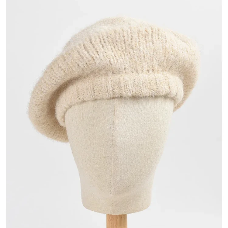 Beret Hat For Women French Artist Outdoor Retro Vintage Plain Beret INS Fashionable Elegant Ladies Painting Caps