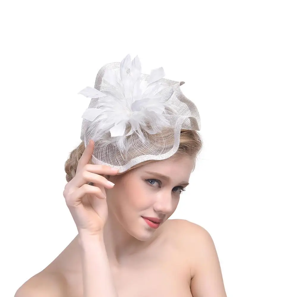 
2020 Ladies wedding church tea party hats hair fascinator 