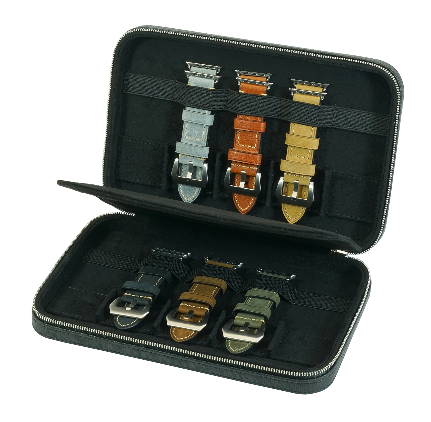 Роскошный кейс для хранения ремешка для часов Sonny, 10 ремешков для часов, портативный органайзер, сумка, ремешок для часов и другие аксессуары