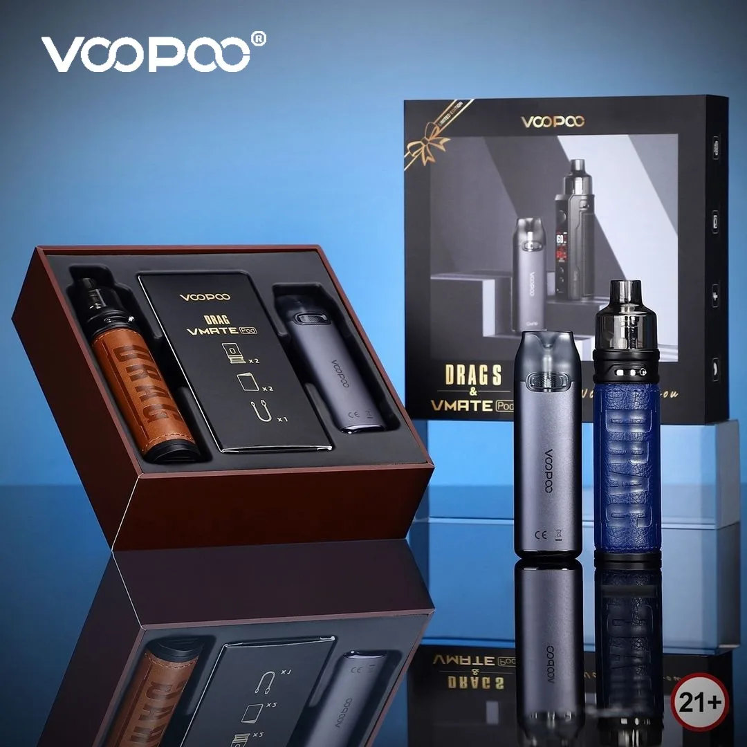 VOOPOO Drag X 80W Vmate Pod Vape Kit Gift Box Limited Edition No 18650 Battery