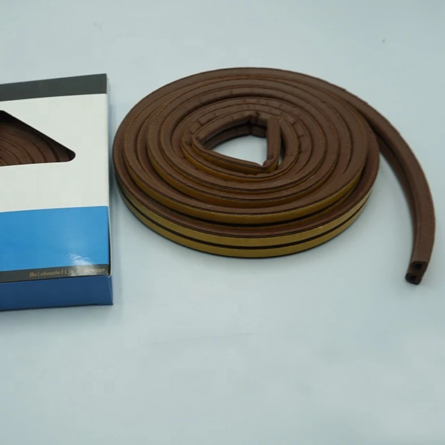 EPDM self adhesive foam tape P-shape 9x5.5mm door seal