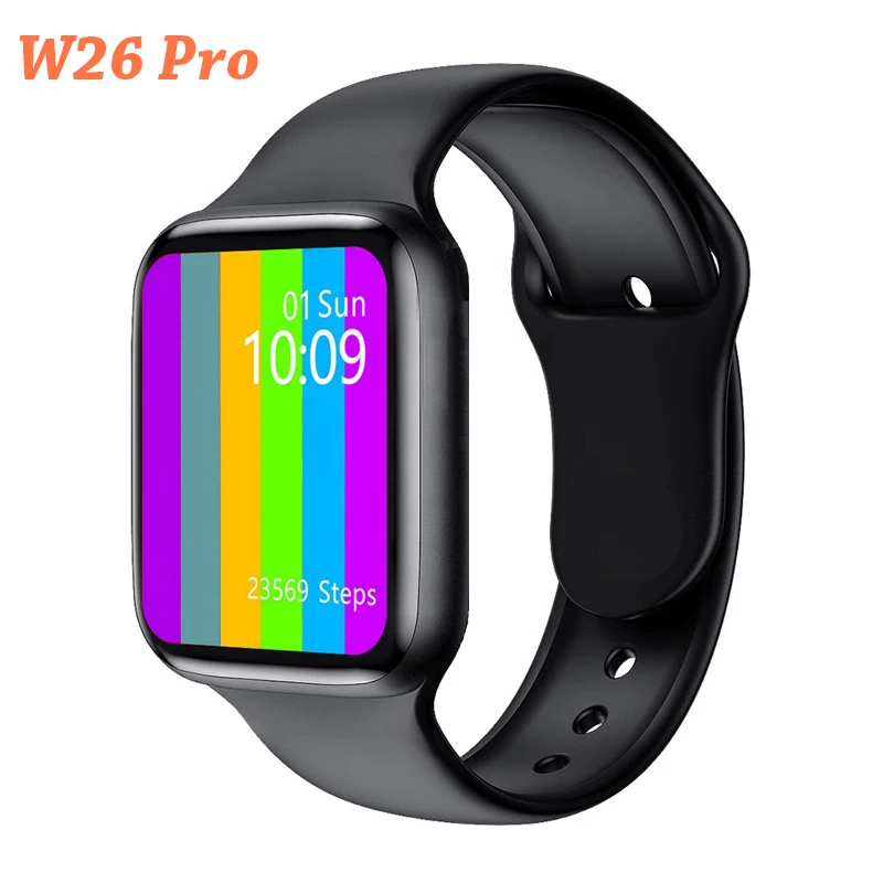 
Top W26 Pro In Stock Calling 1.75 Inch ECG Heart Rate Blood Pressure IP68 IWO New Arrival Knob China Series 6 Smart Watch 