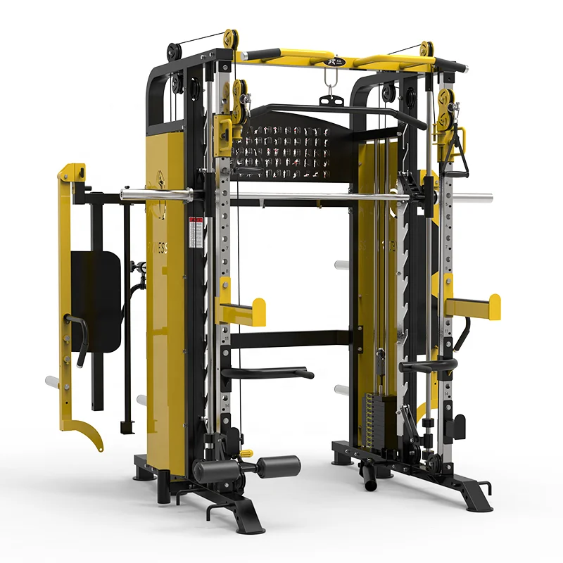 Multi Function Gym Equipment Smith Machine Multi Power Rack For Sale DY-9000