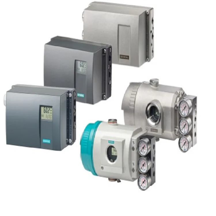  Siemens SIPART PS2 electropneumatic positioner in polycarbonate enclosure with aluminum gauge block Valve