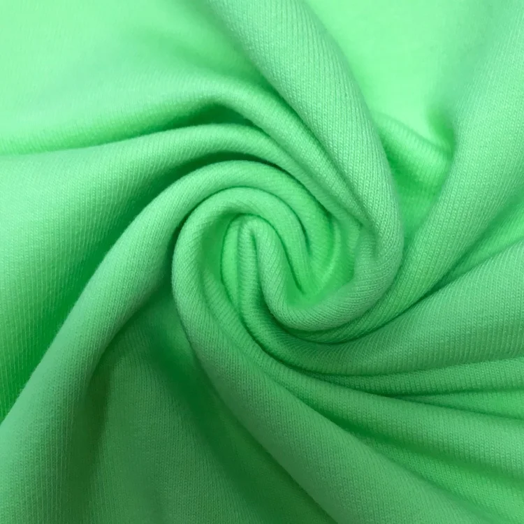 2020 New Design 40s knitted fleece fabric interlock fabric 95% Cotton  5% spandex Fabric