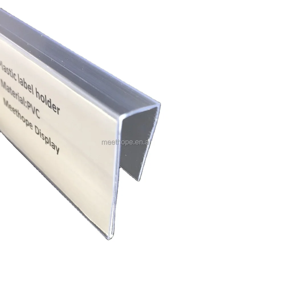 supermarket shelf price holder plastic label/tag/data price clip strip