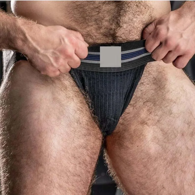 ZN- 3 Inch Wide Band Athletic Supporter Cheap Underwear Jockstrap For Men Custom Logo With 3 Straps