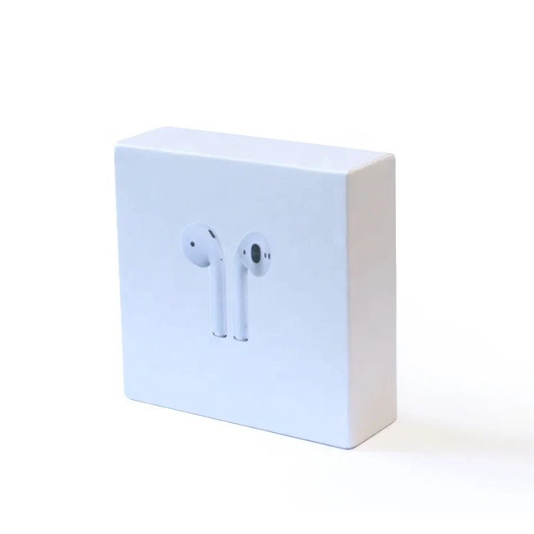 Pure white cardboard custom logo headphones for sale box