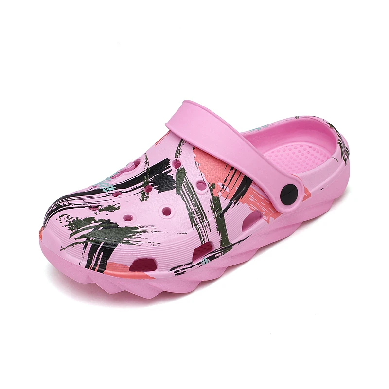 
Customized Logo Wholesale Durable Printed Latest Design Croc Shoes for Kids Childrens Slippers Size 33.5 Kids Clog Shoes 