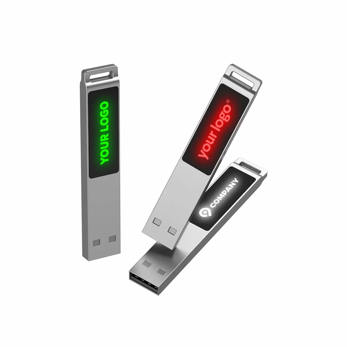 LED USB 3.0 3in1 4GB Cle Rubber 16GB 512MB USB 2.0 Otg LED 8GB 2TB 1TB Type-C 64GB 2TB Waterproof USB Flash Drive
