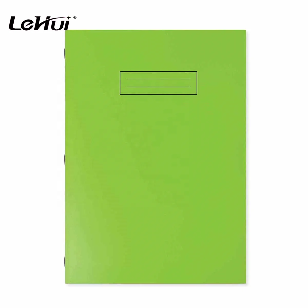 Alibaba Gold Supplier Manufacturer Supply 75gsm paper 80 pages A4 Wire stitched Ruled 8mm feint Bright Assorted Colours Exercise