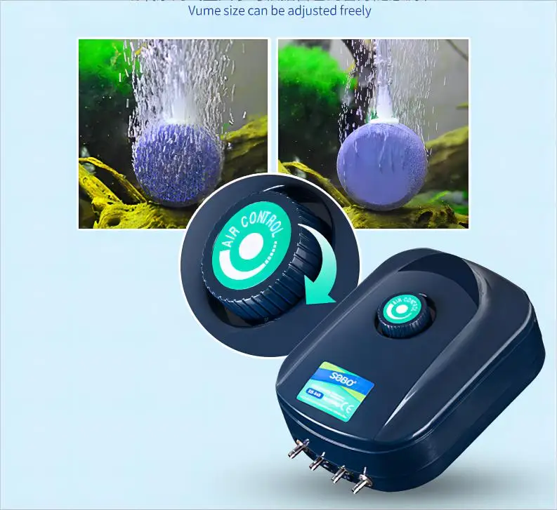 SOBO SB-988 SB-948 Rechargeable Portable Long Time mini battery powered aquarium air pump fish tank