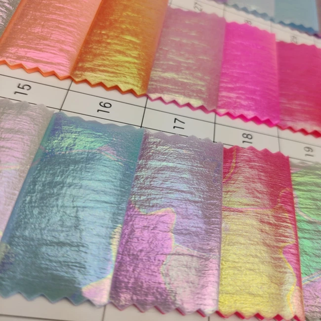 
suzhou lgz symphony Bronzing 100% nylon taffeta crepe fabric 20d nylon ripstop waterproof fabric down jacket cotton jacket 