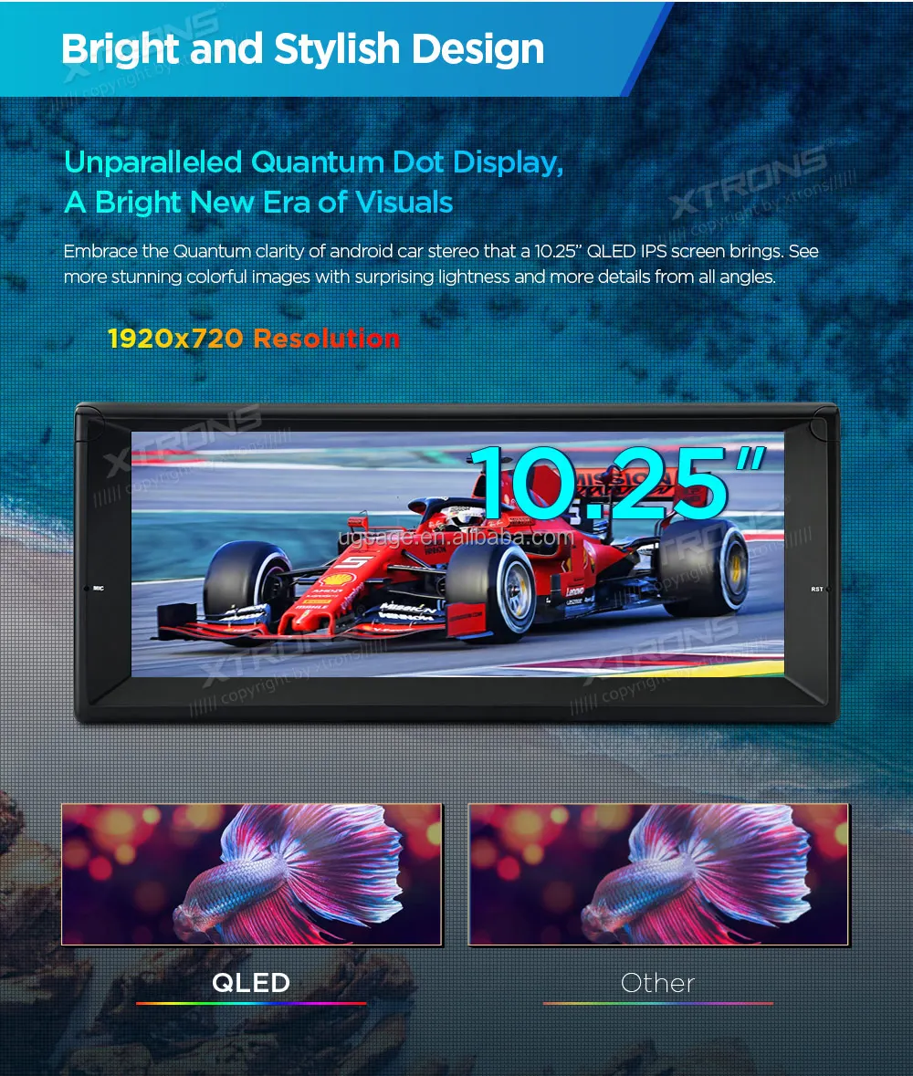 XTRONS 10.25" Android 12 Autoradio Carplay AA 4G LTE WIFI Car Stereo For BMW E39 E38 Radios Para Autos Con Pantalla 1 Din