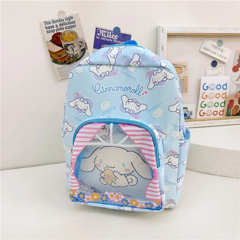 Wholesale Quality PU kids fashion waterproof backpack Custom Design cute cartoon Hello kt Cat Melody student Kuromi school bags