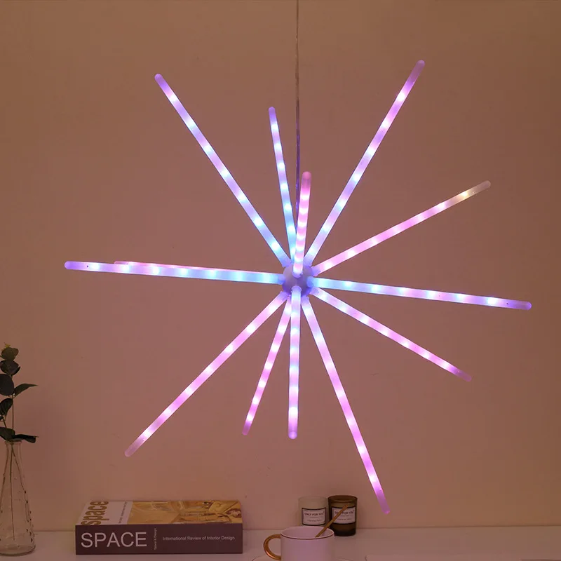  Домашний декор 3D фейерверк лампа с дистанционным управлением RGB-подсветка симфония Динамический светодиодный ночник для украшения дома Новое поступление