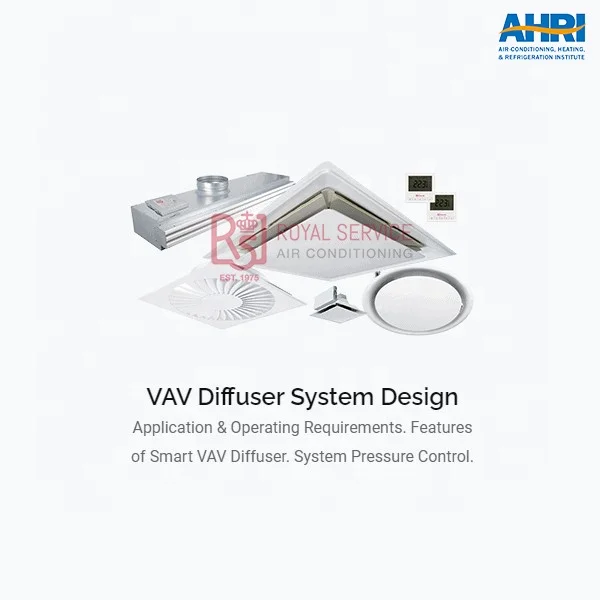 Royal hvac штекер Воздушный Диффузор система управления обогревом Электрический воздуховодов Modbus Control VAV диффузор для гостиничного проецирования