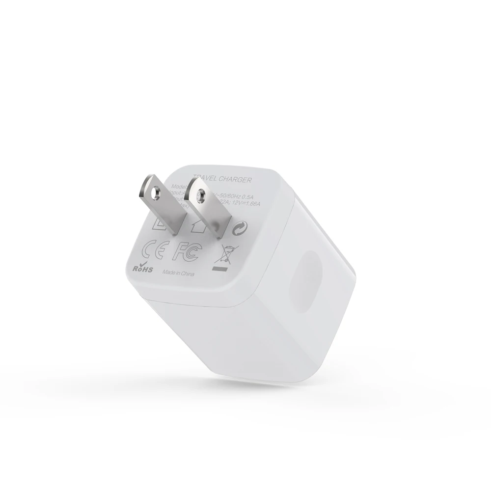 
Soomfon Portable 20W USB C Power Adapter Fast Charging Cube Charger 20W PD Wall Charger for Phone 