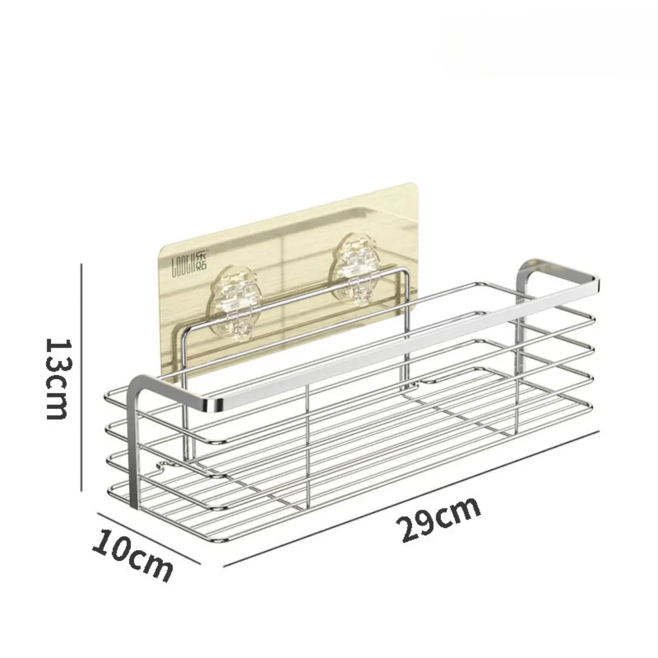 Goods In Stock No Drilling 1 Layer Multi-Colour Shower Room Saunas Bathroom Shelf Accessories