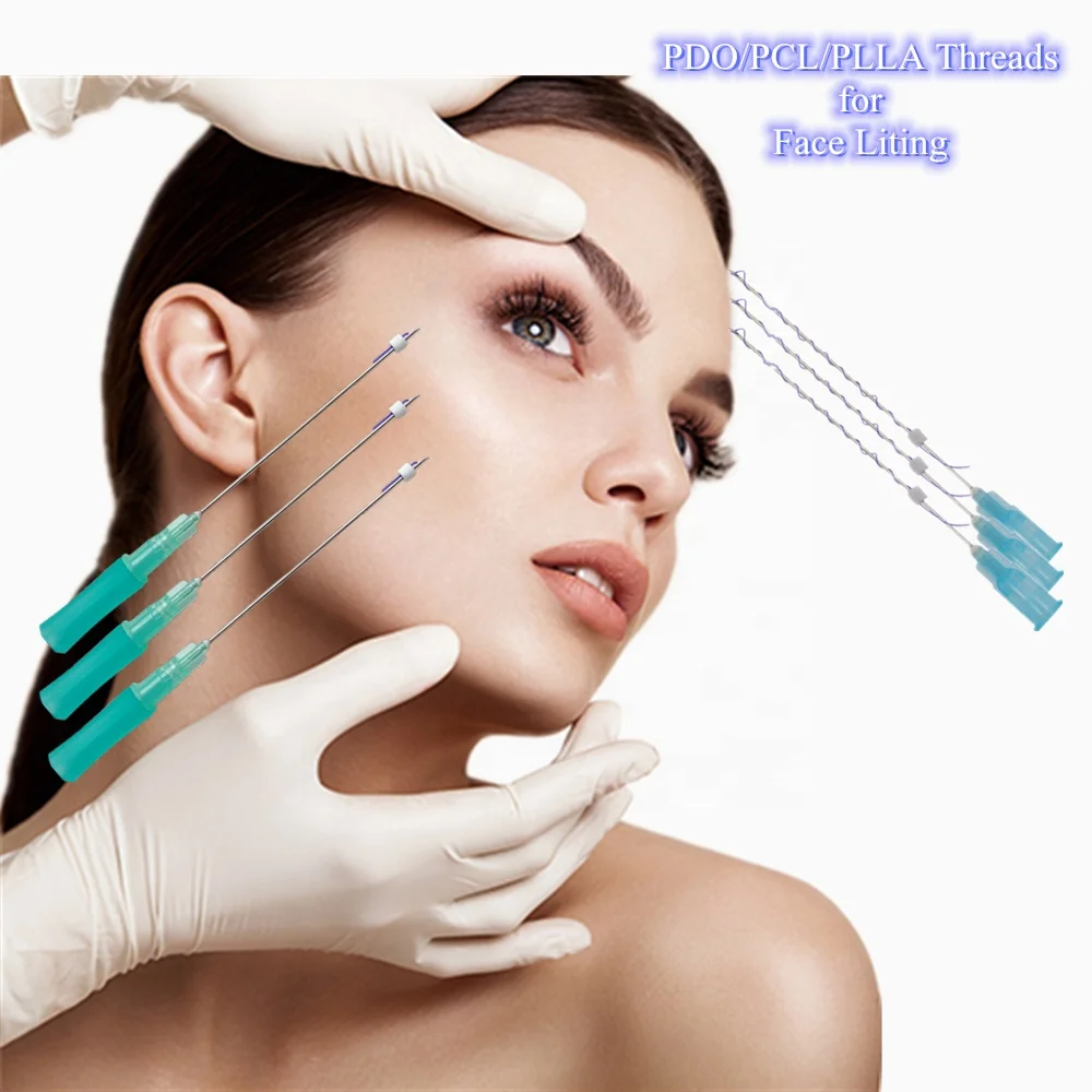 
Китай, PCL, лифтинг лица, тела, лифтинг, COG, спиральная резьба для удаления морщин, ПДО 